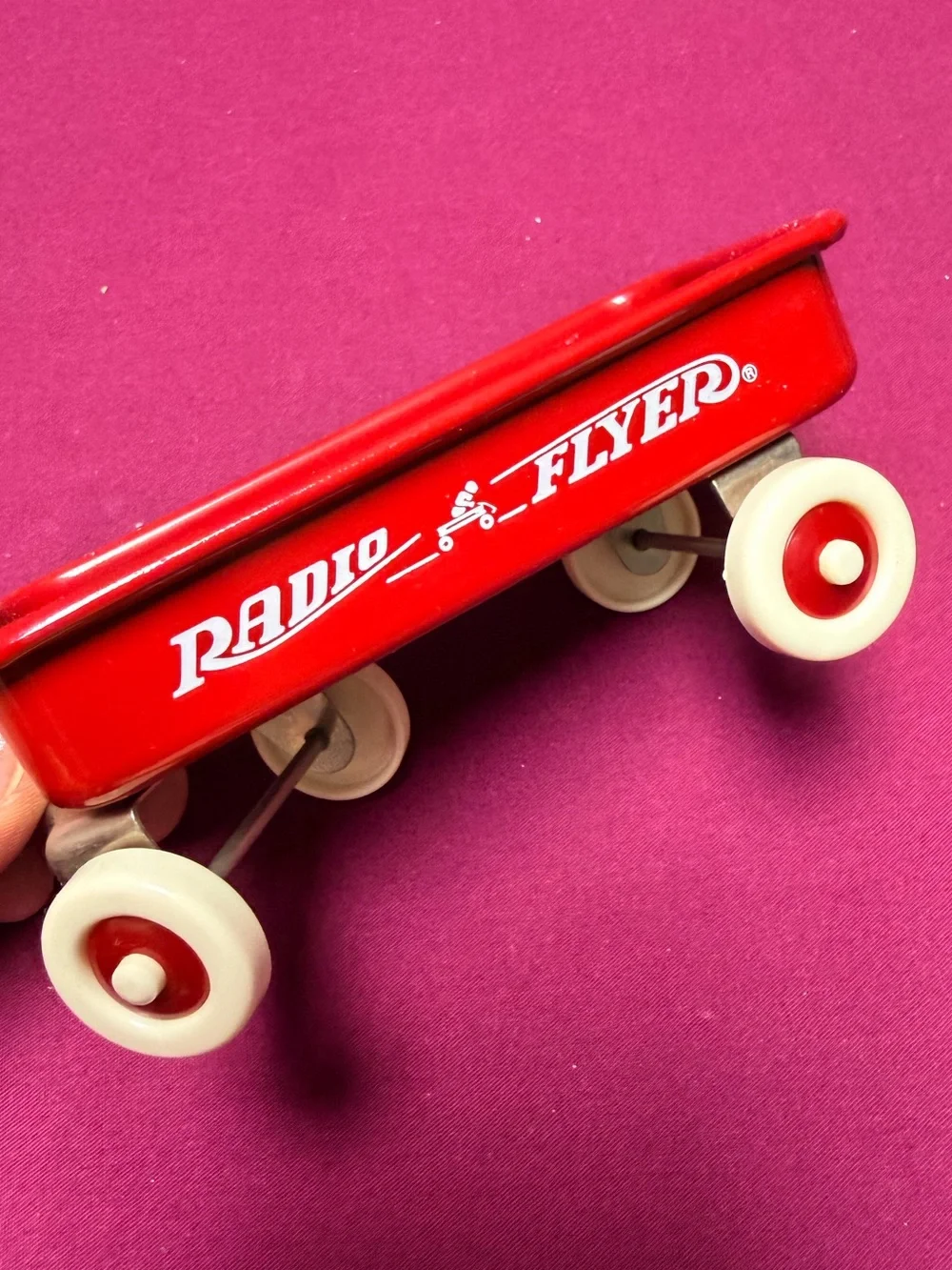 Classic Tiny Red Toy Wagon for Kids - Durable Play Cart